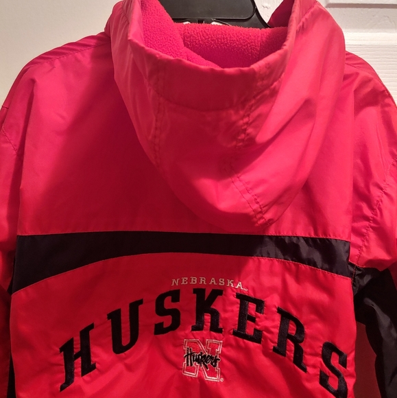 Nebraska Huskers Vintage 90's Red Winter Jacket - Picture 3 of 4